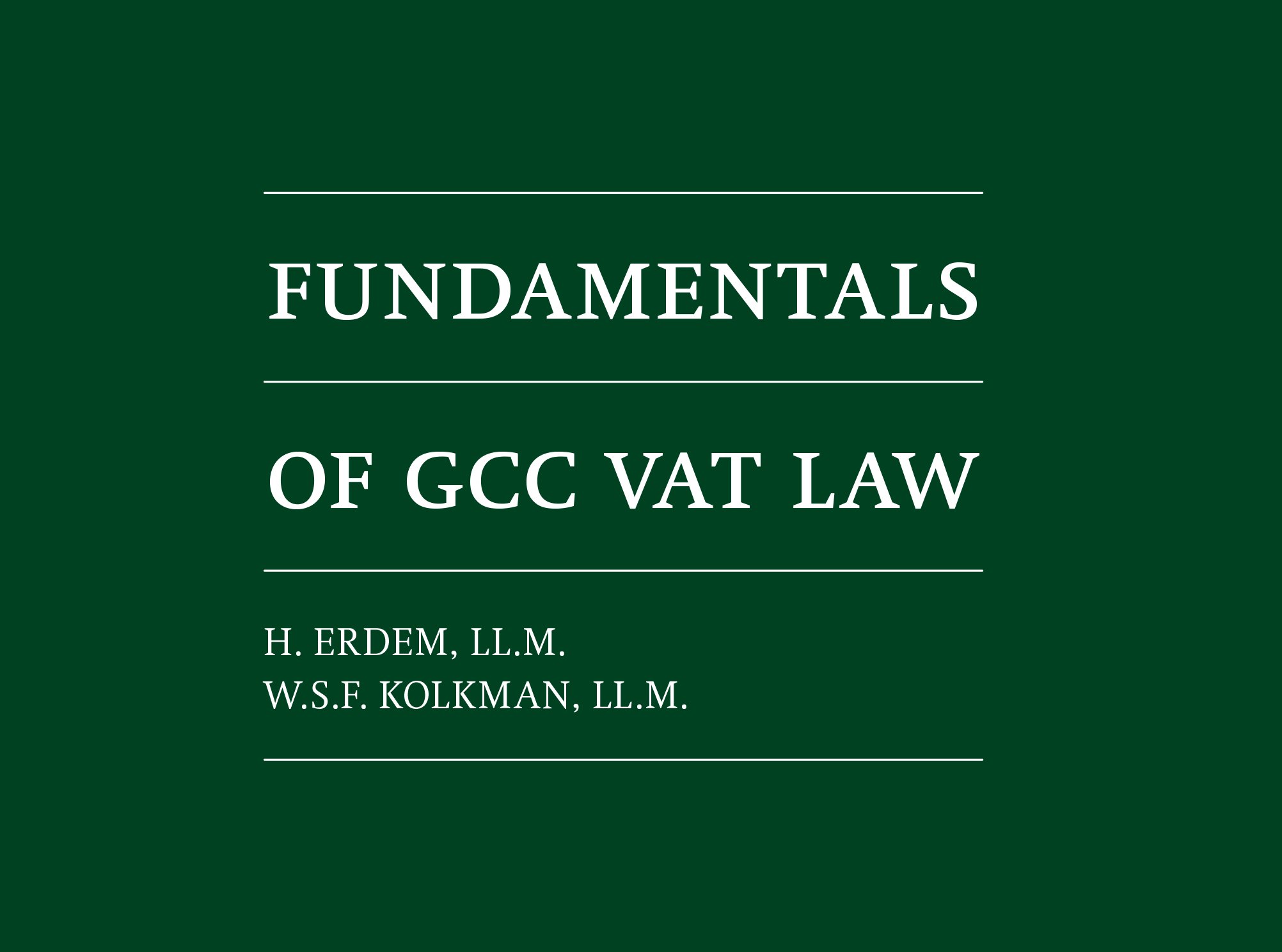 Fundamentals of GCC VAT Law book cover